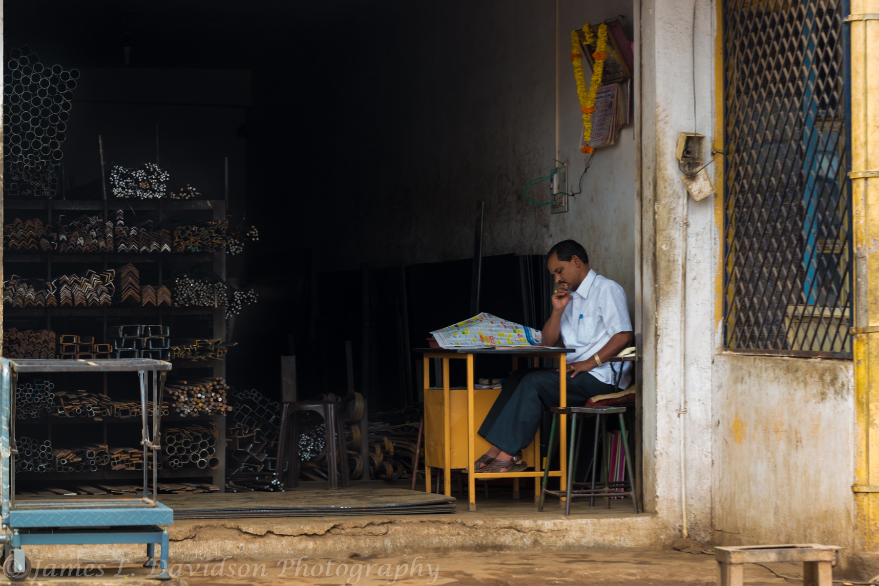 Sunday at the Metal Shop